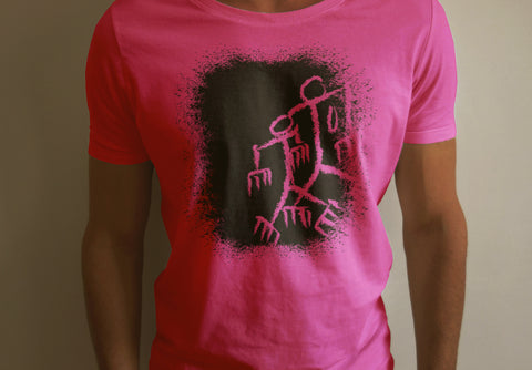 Fanela - "Petroglyph" - Pink/Black